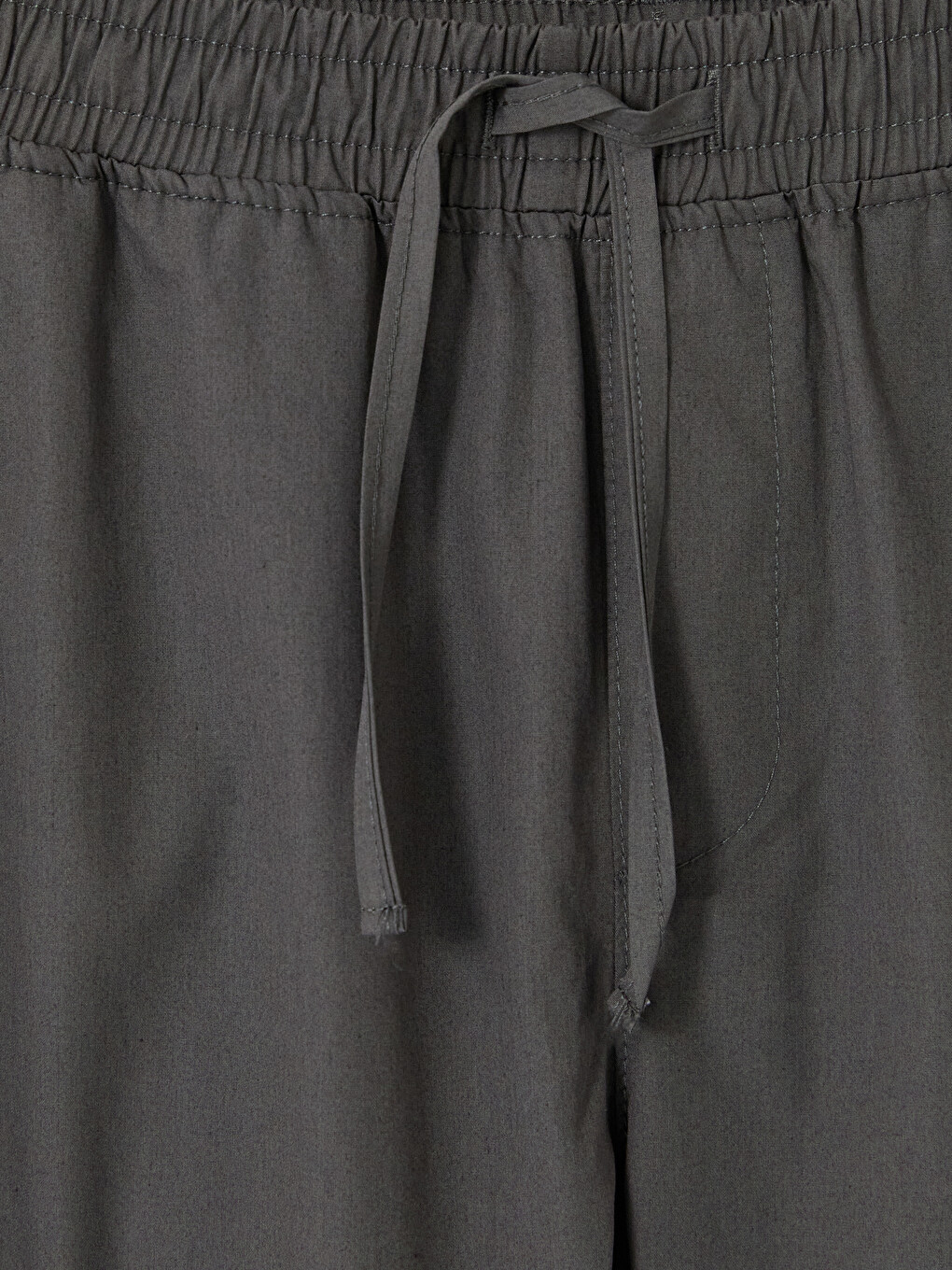 Antrasit Regular Fit Poplin Erkek Jogger Pantolon-2