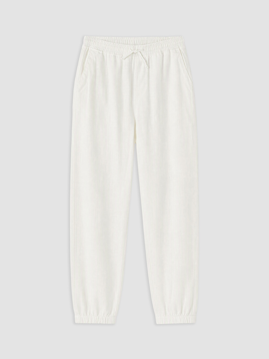 Ekru Regular Fit Erkek Jogger Pantolon