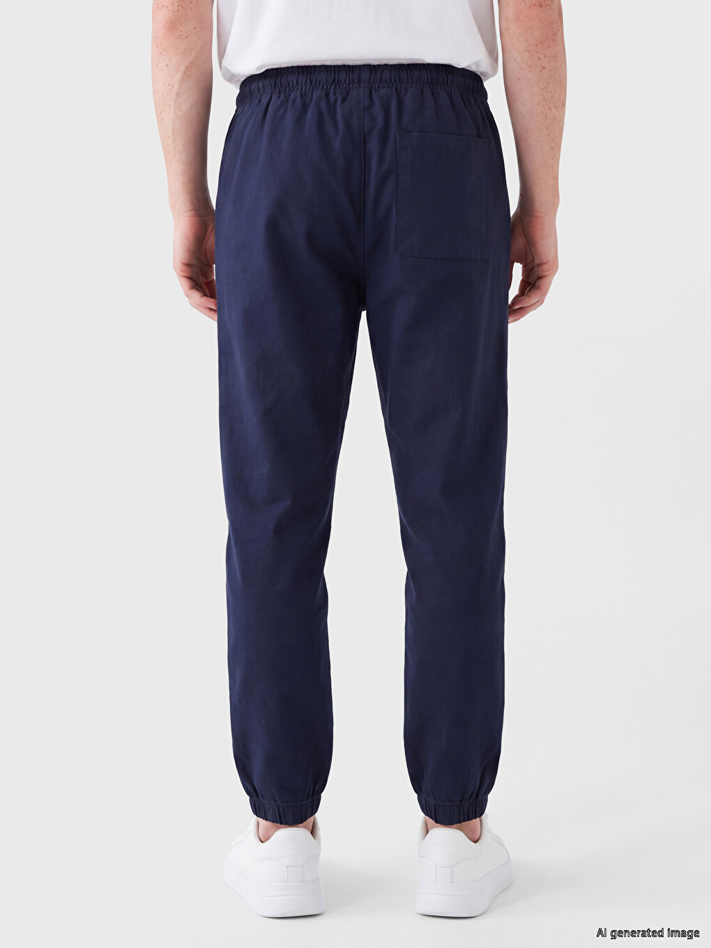 Regular Fit Men's Jogger Trousers-3