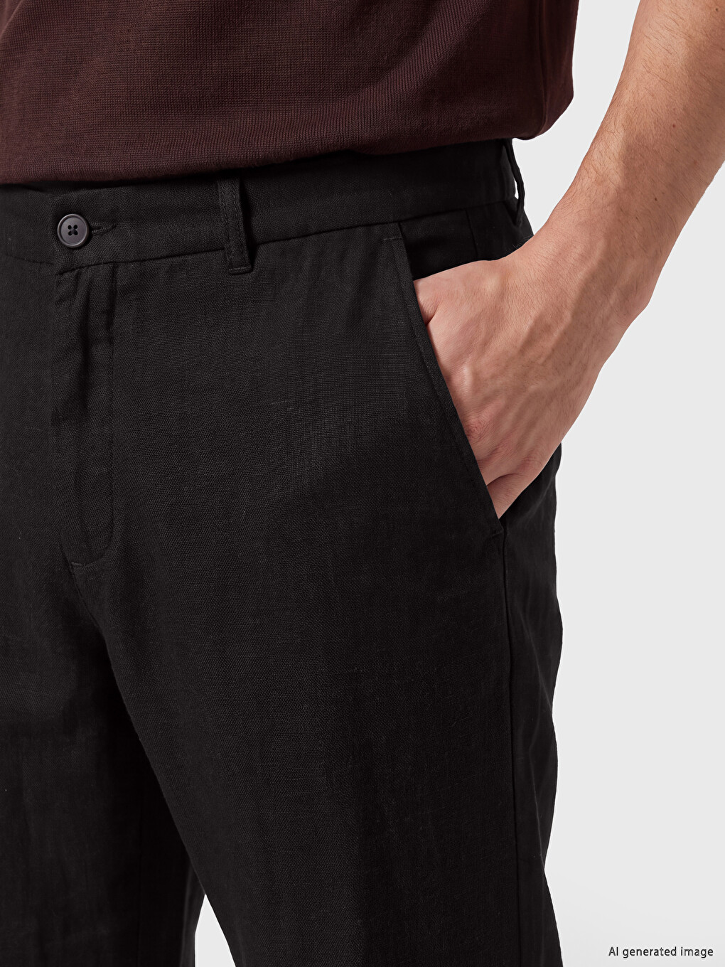 Standard Fit Men's Trousers-2