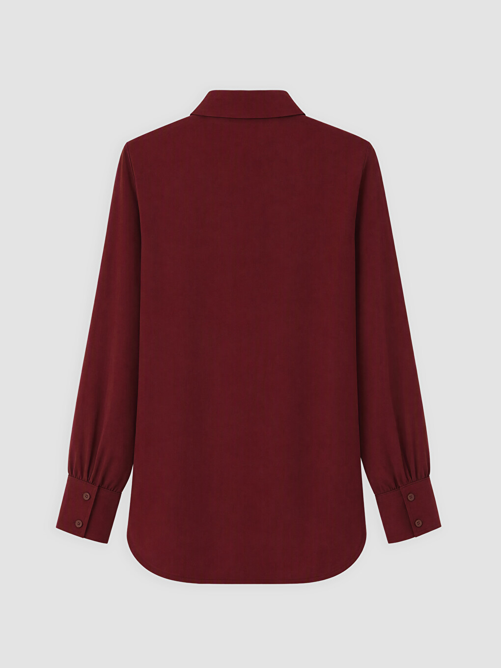 Bordo Beli Bağlamalı Kadın Gömlek Tunik-5