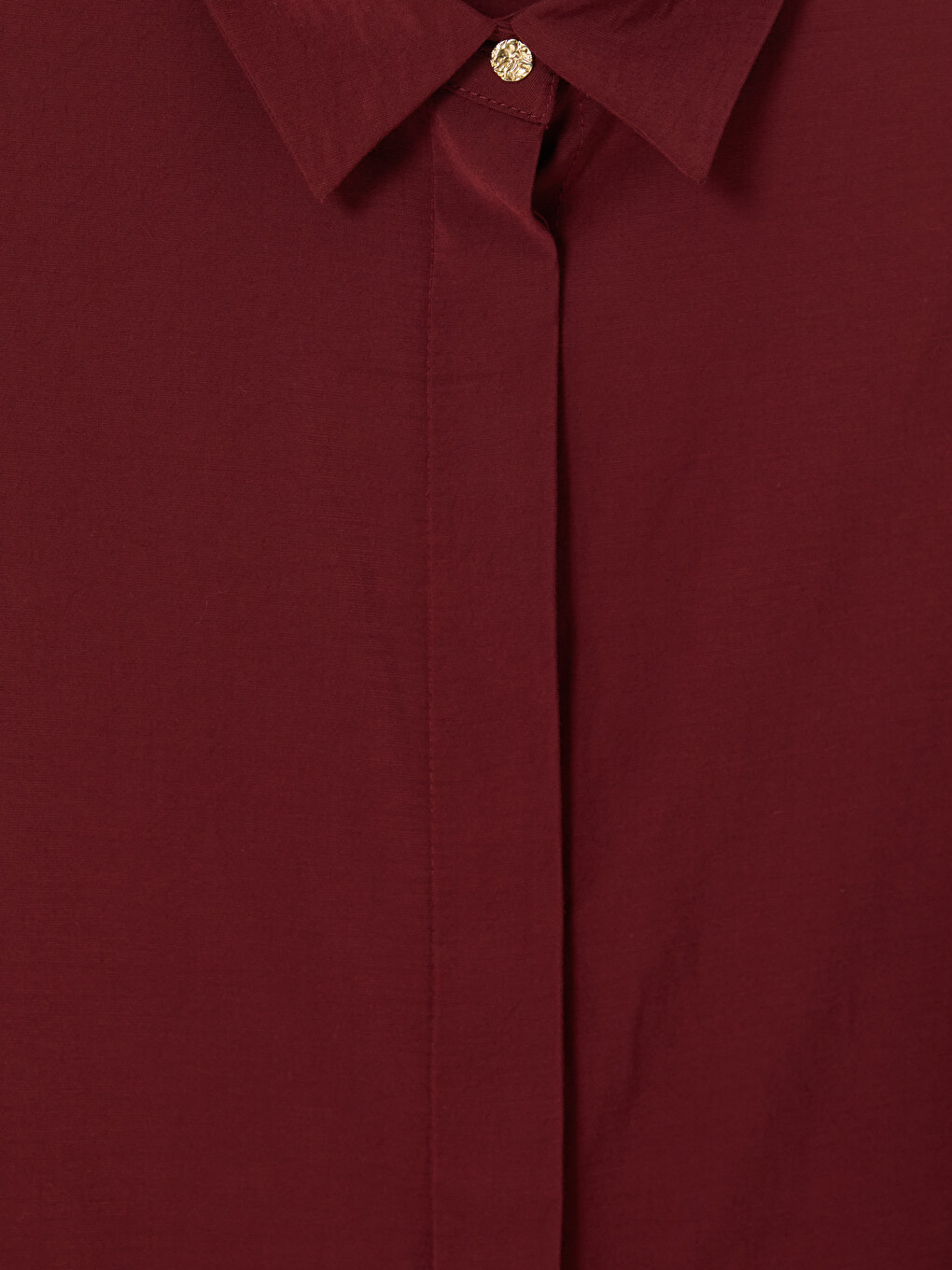 Bordo Beli Bağlamalı Kadın Gömlek Tunik-6