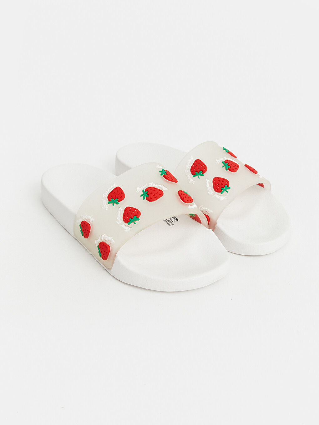 Strawberry Printed Girls' Slider