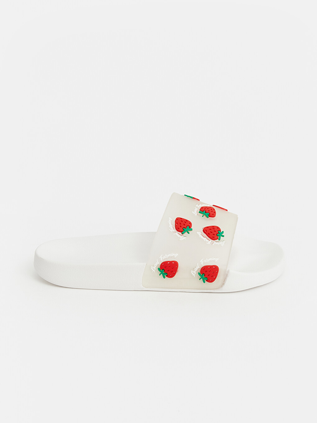 Strawberry Printed Girls' Slider-1