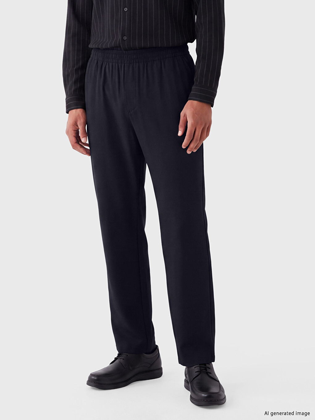 Lacivert Regular Fit Erkek Pantolon-1