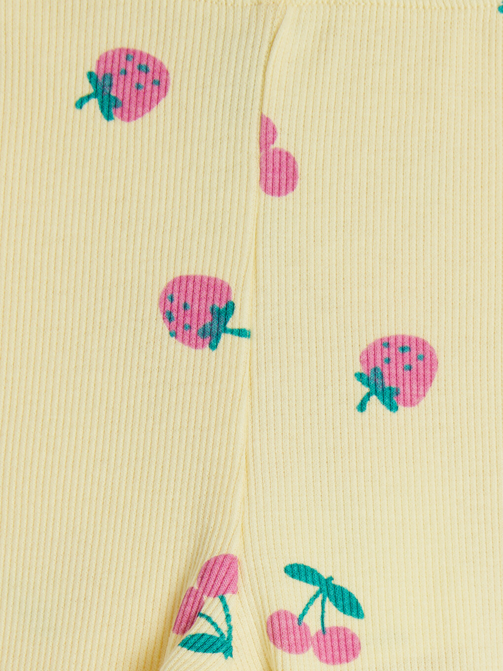 Baby Girl Yellow Leggings-2