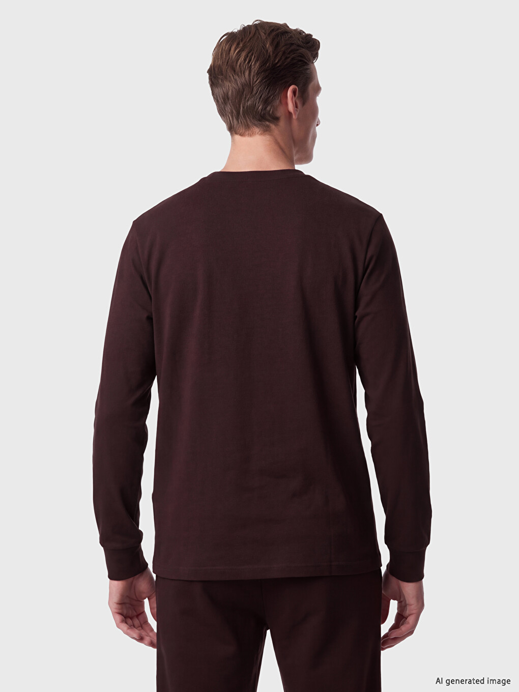 Crew Neck Printed Men's Sweatshirt-3