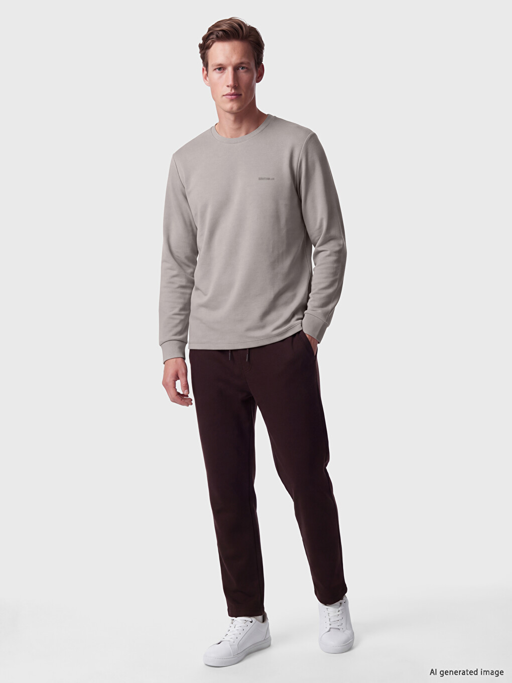 Bluza Sportive Me Jakë Të Rrumbullakët Për Burra-1