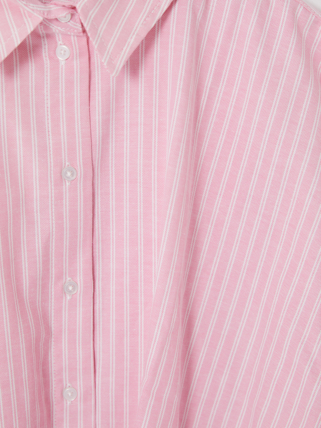 Striped Oversize Oxford Shirt-6