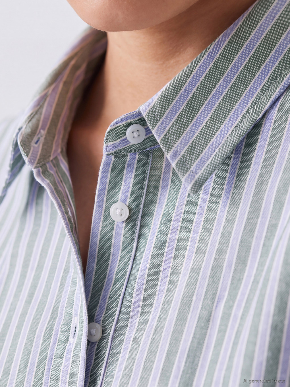 Woman Green Shirt-2