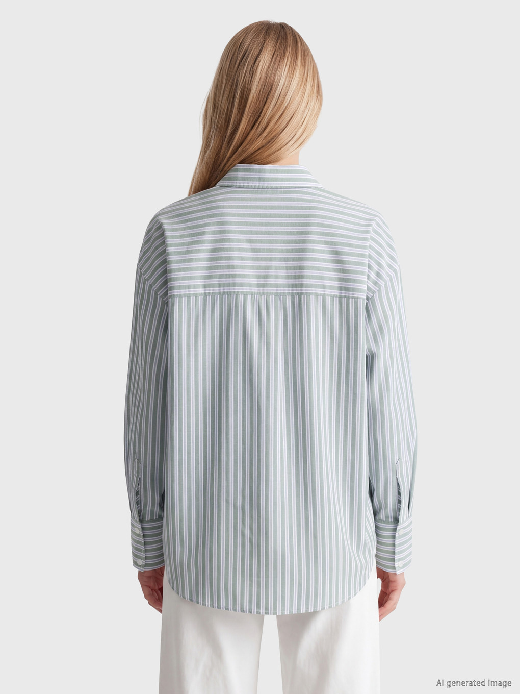 Woman Green Shirt-3
