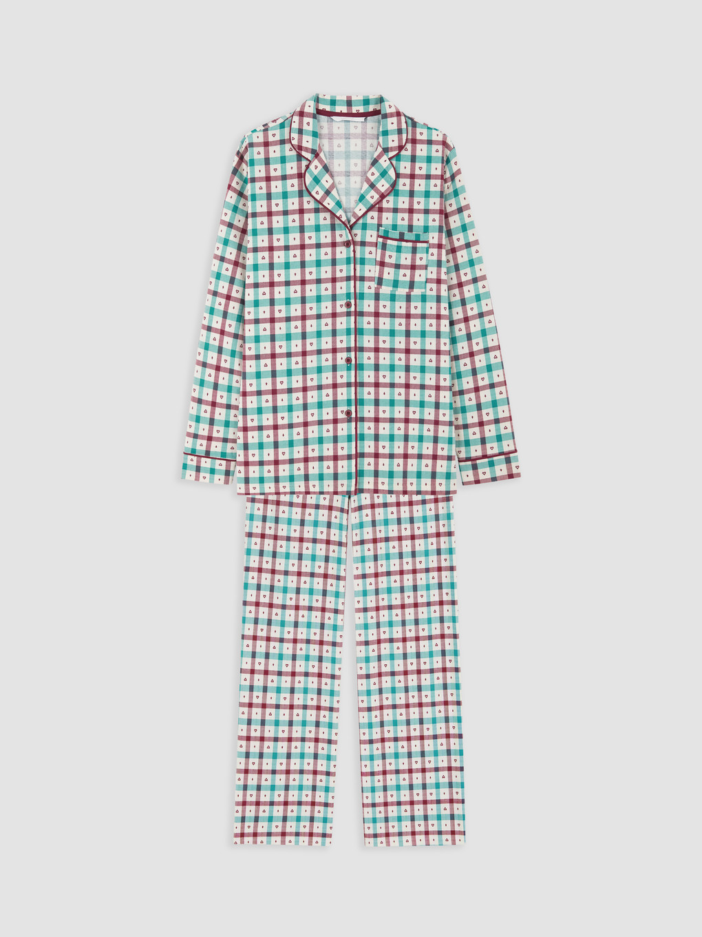 Woman Ecru Pyjama Set