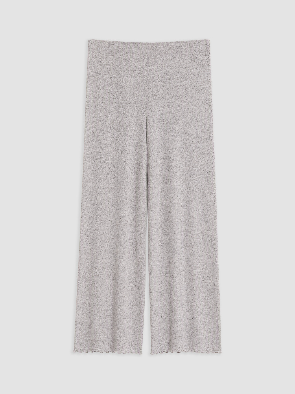 Gri Bisiklet Yaka Kadın Pijama Takım-3