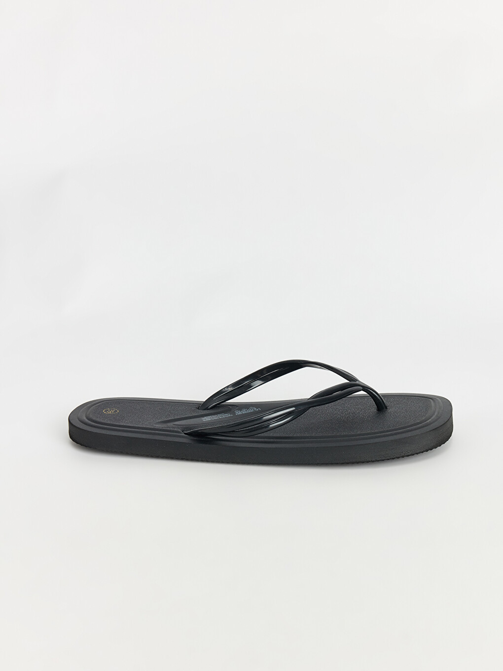 Woman Black Flip Flops-1