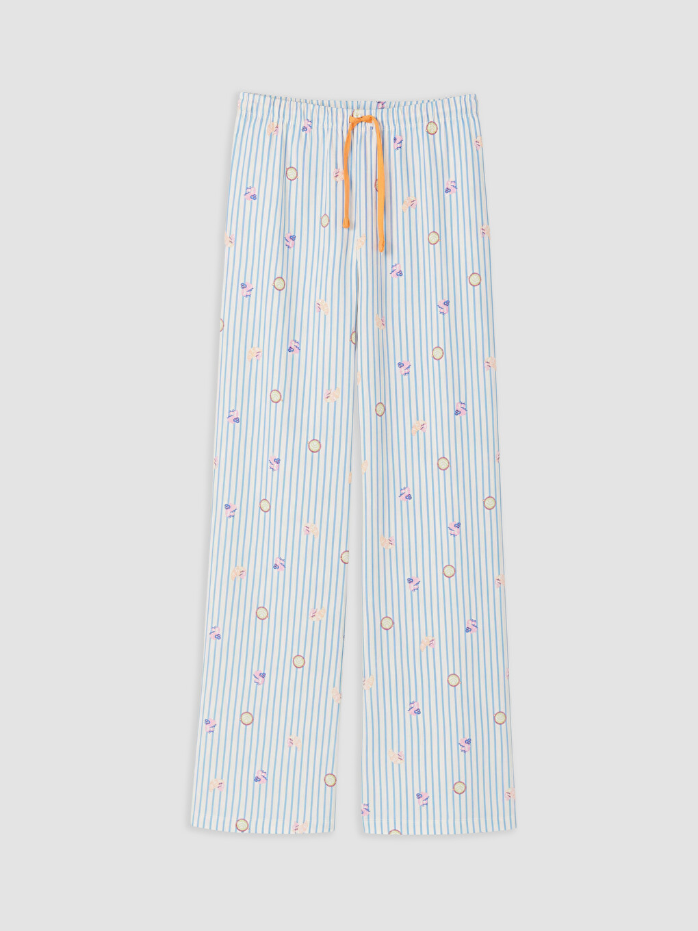 Ekru Baskılı Kadın Pijama Takım-2