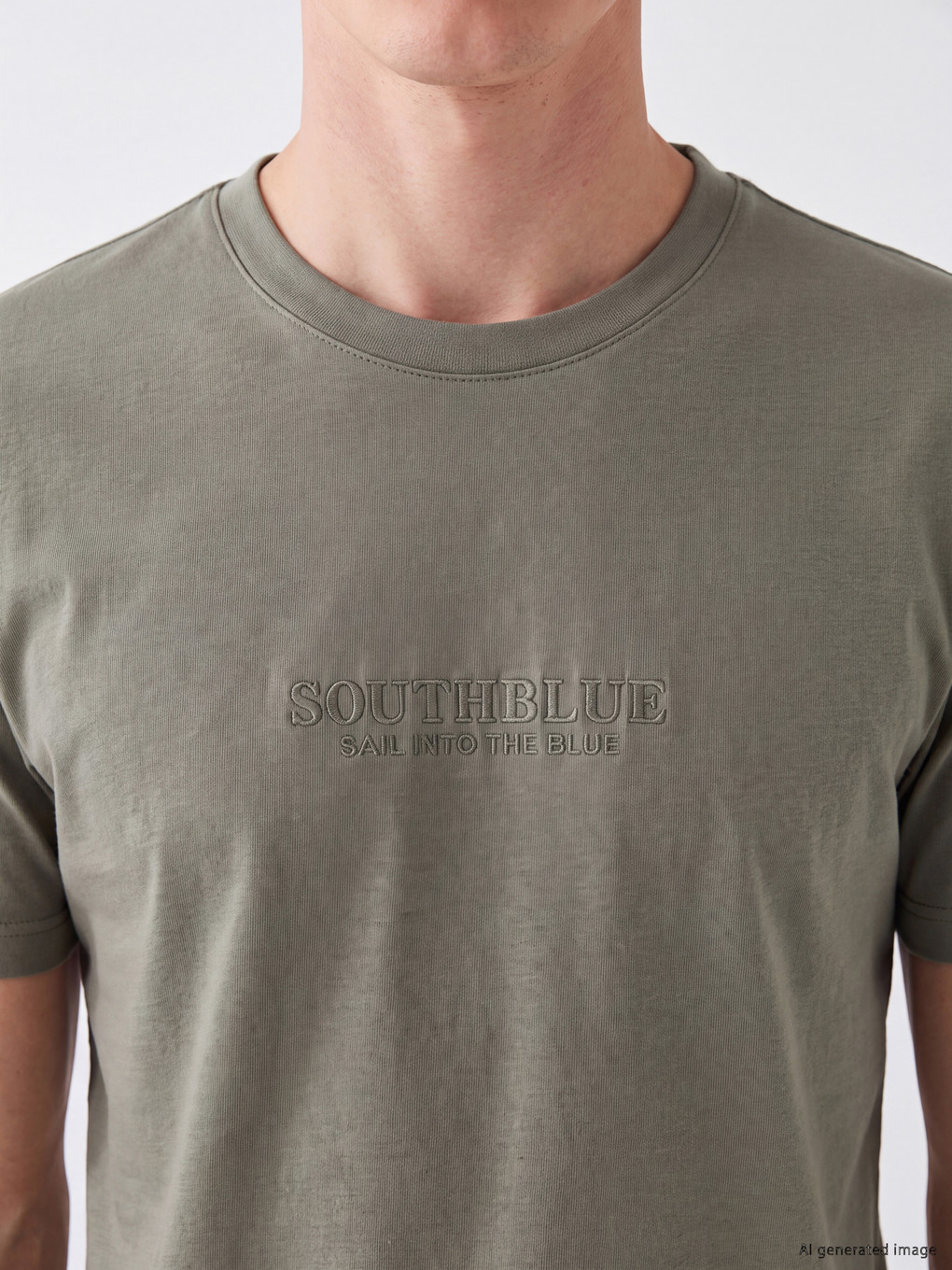 Crew Neck Printed Men's T-shirt-2
