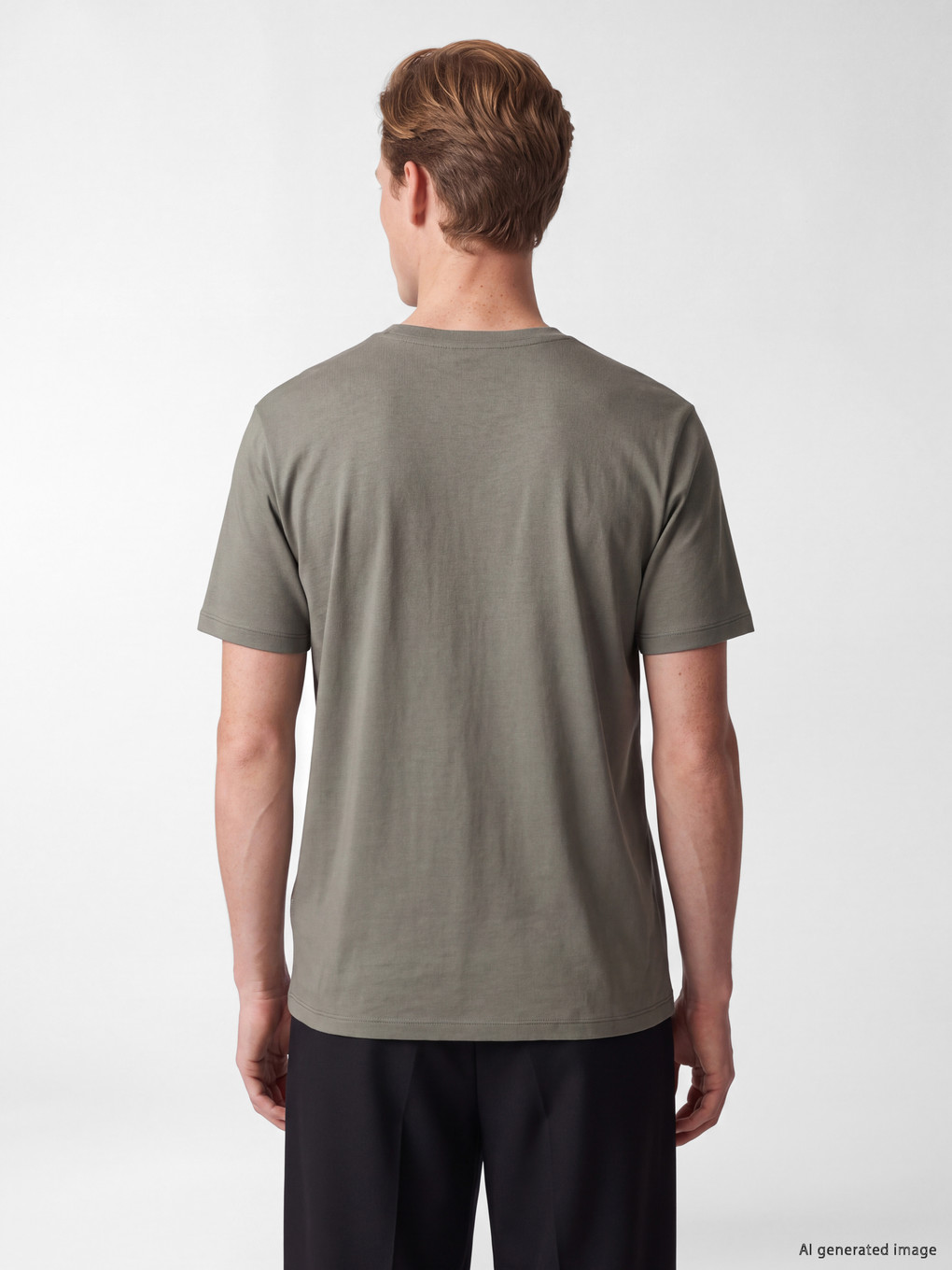 Crew Neck Printed Men's T-shirt-3