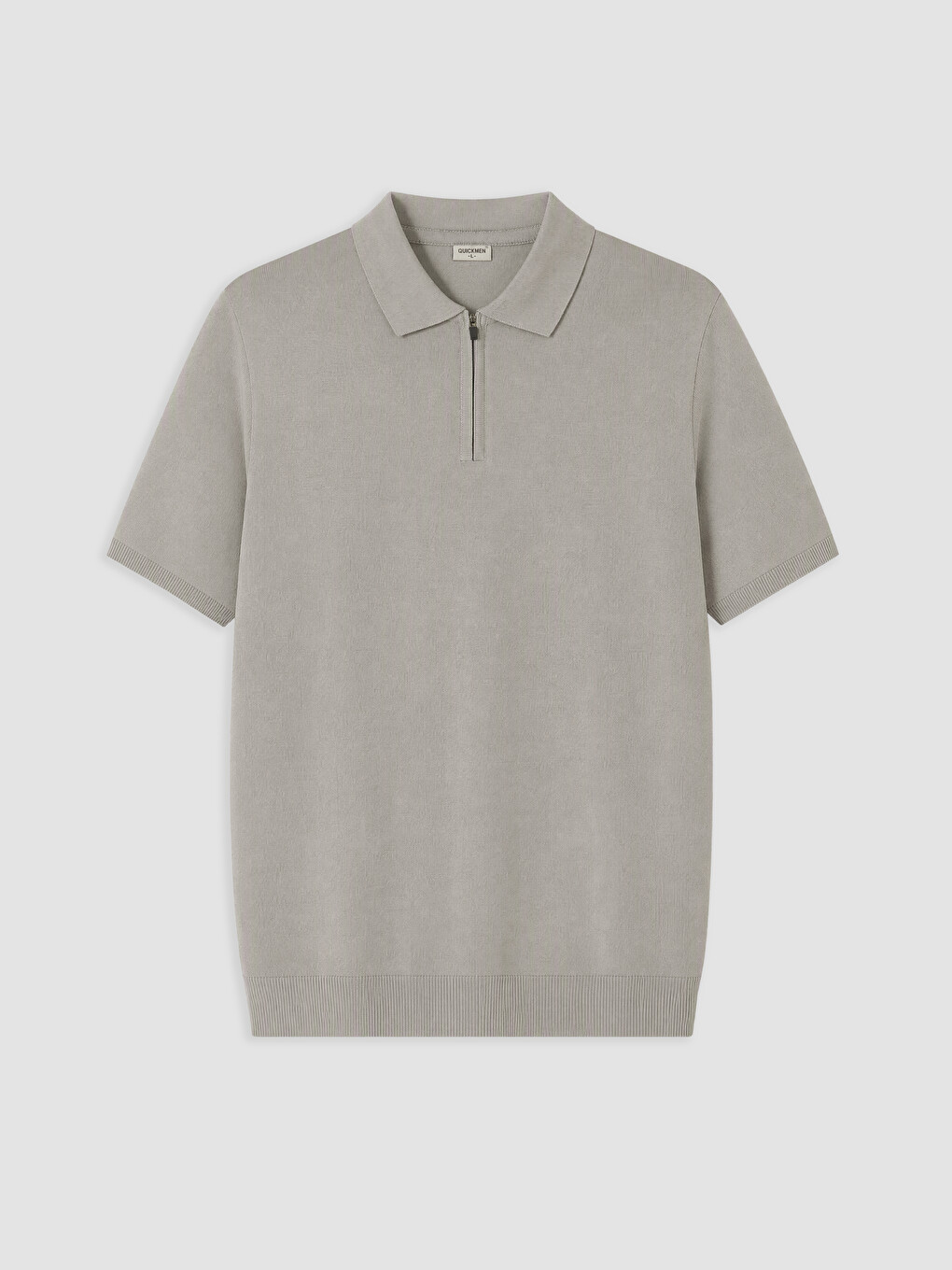 Polo Collar Men's Knitwear T-shirt-4