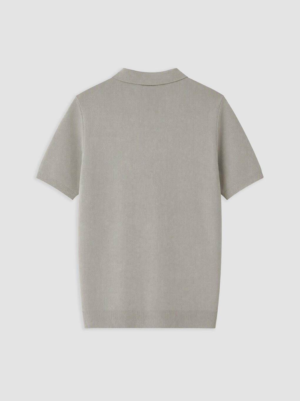 Polo Collar Men's Knitwear T-shirt-5