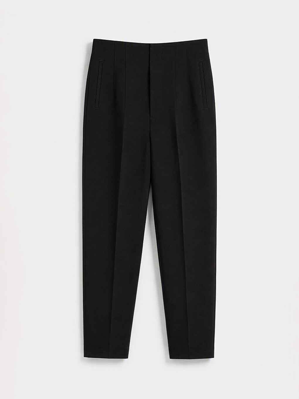 Carrot Fit Women's Fabric Trousers