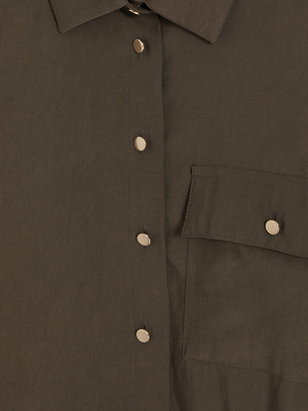 Laced Pocketed Women's Shirt-2