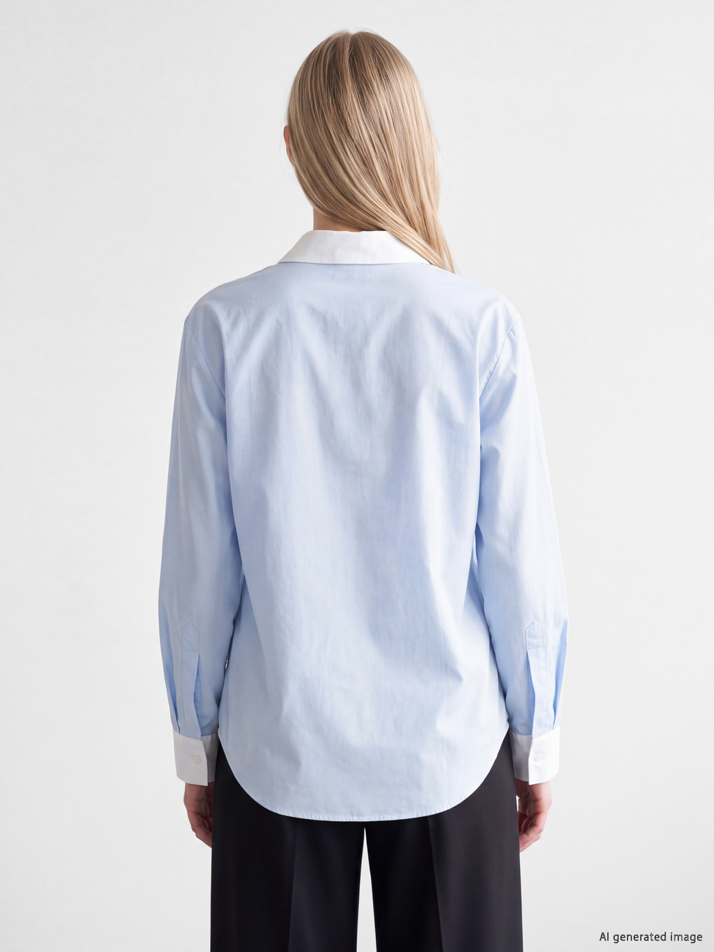 China Buttoned Women's Shirt-3