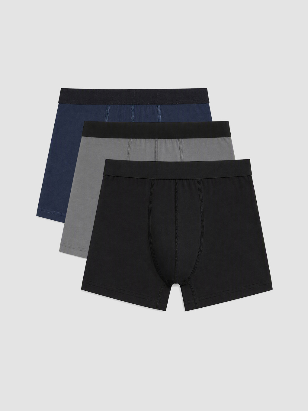 Karışık Pamuklu Esnek Erkek Boxer 3'lü