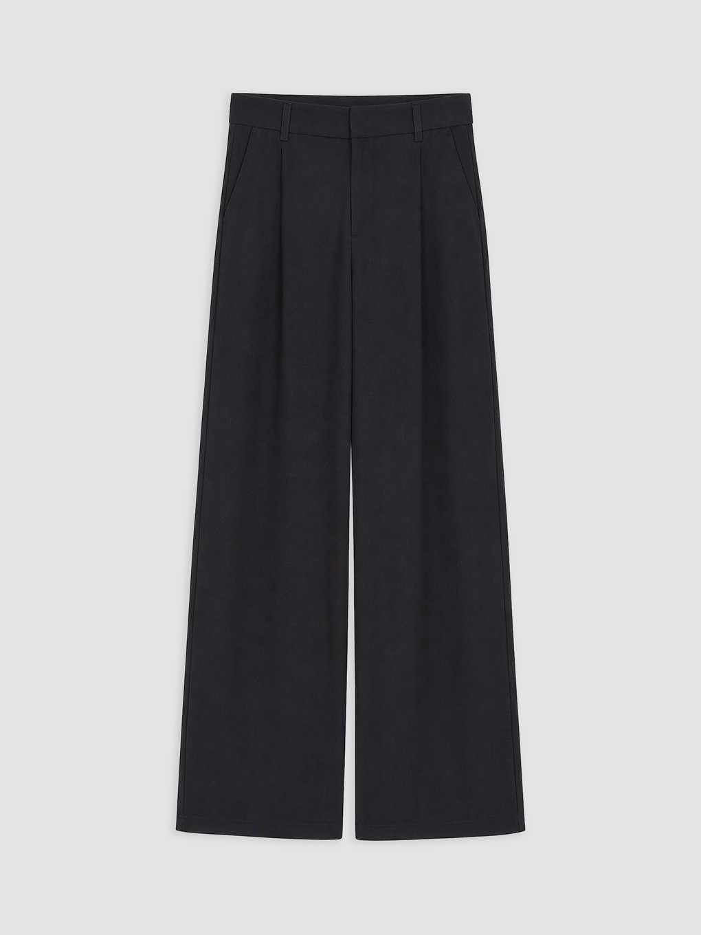 Loose Fit Women's Pleated Fabric Trousers
