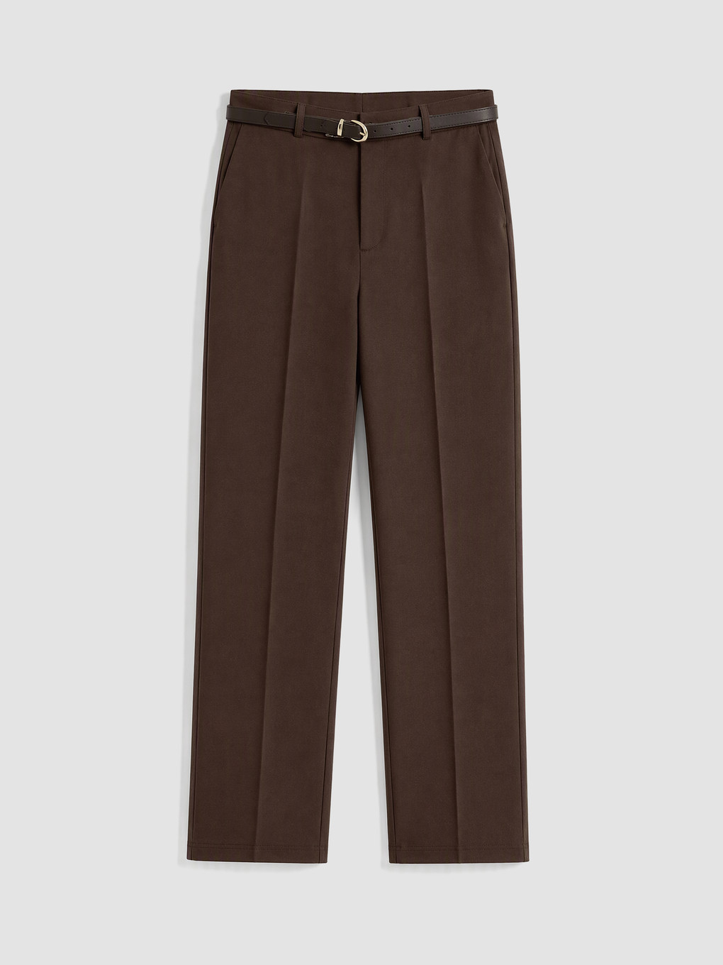 Woman Brown Trousers