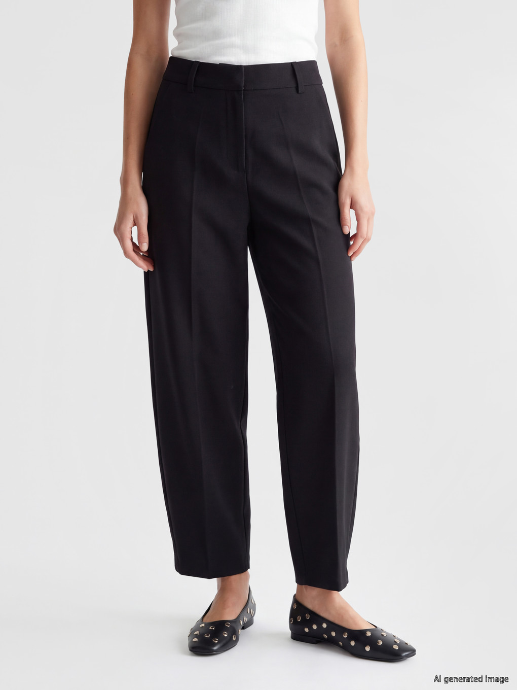 Woman Black Trousers-1