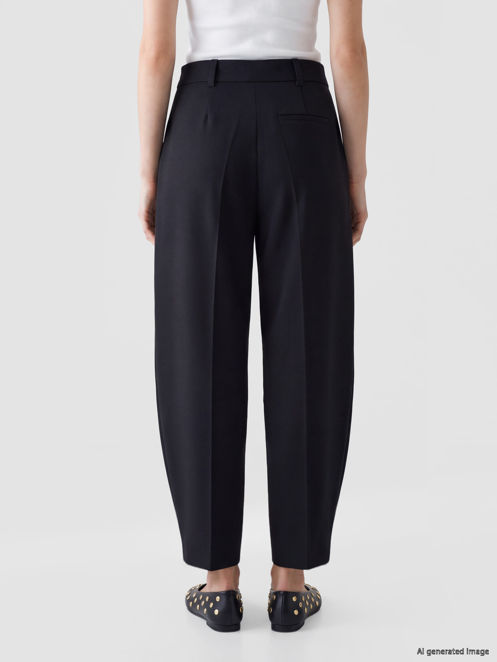 Woman Black Trousers-3