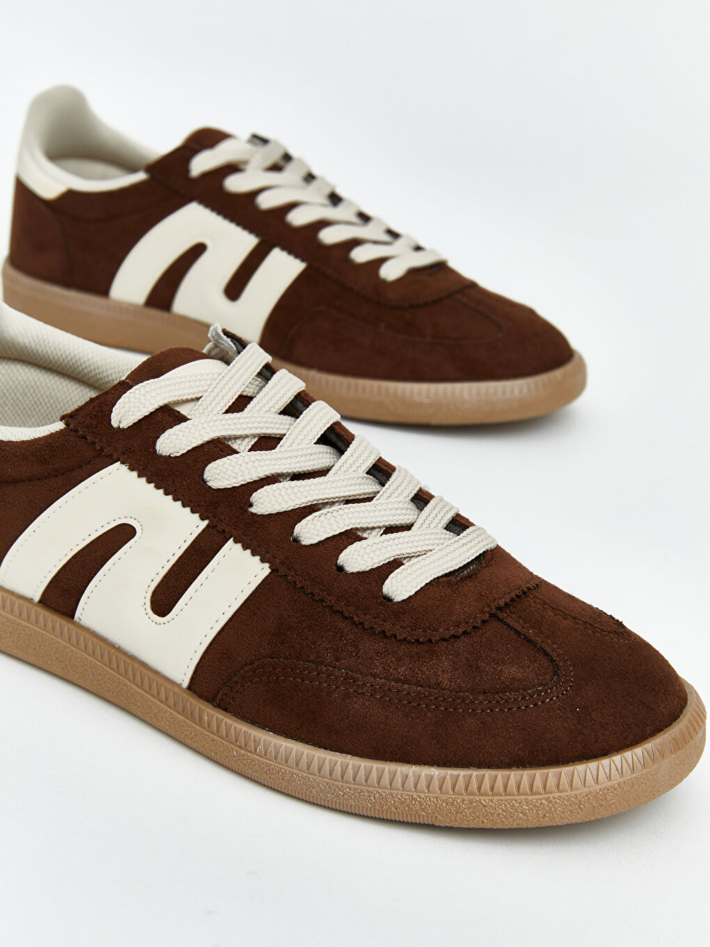 Kahverengi Kadın Süet Spor Ayakkabı-1