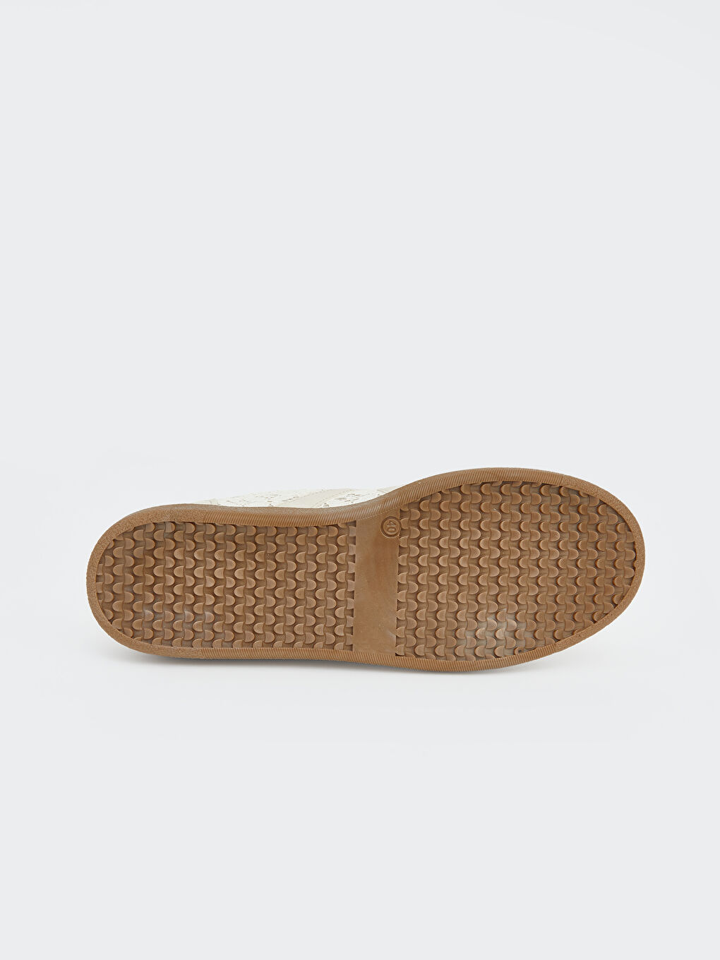 Bej Dantel Detaylı Kadın Spor Ayakkabı-3