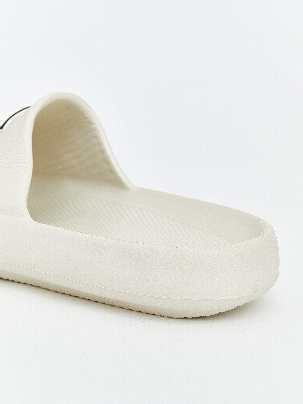 Slogan Printed Thick-soled Men's Slippers-1