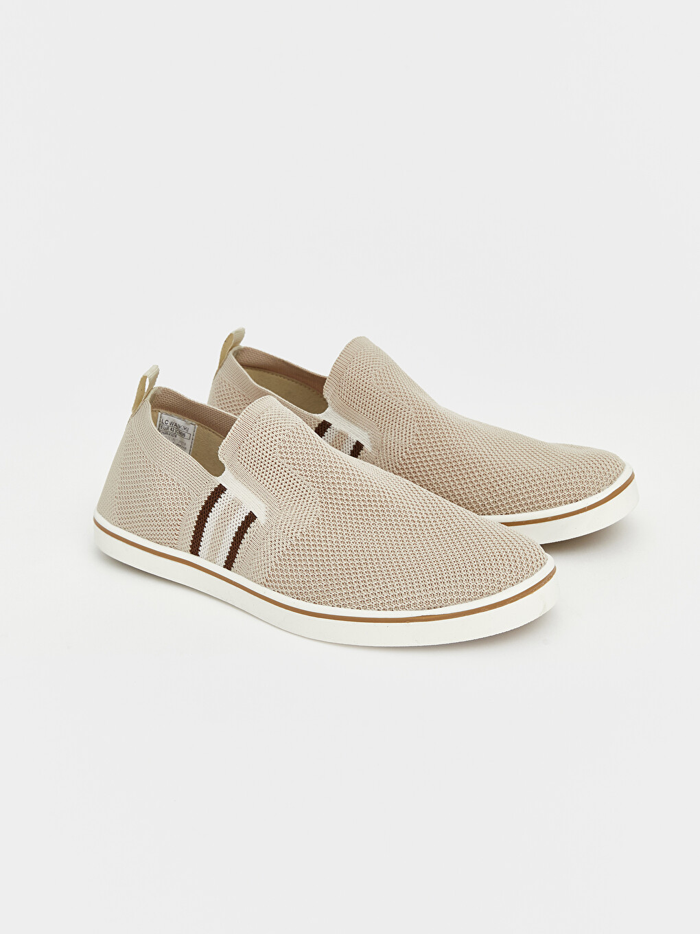Bej Slip On Erkek Spor Ayakkabı