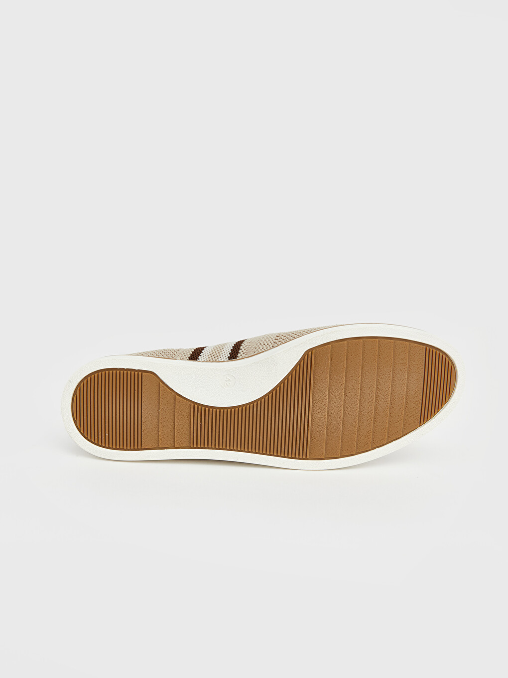 Bej Slip On Erkek Spor Ayakkabı-3