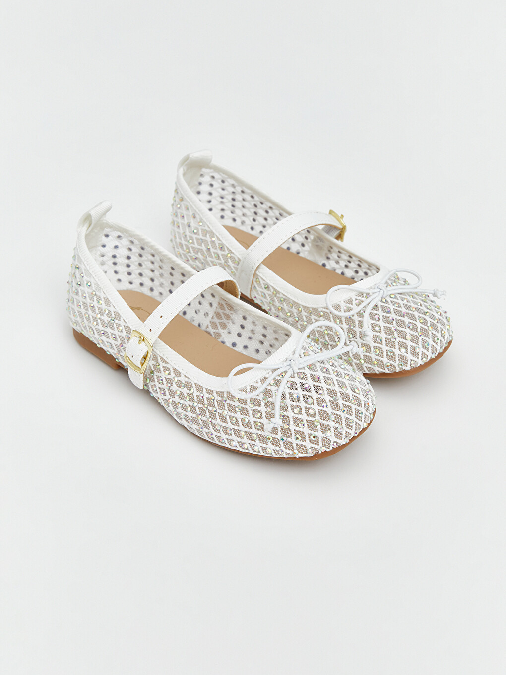Mesh Girls' Ballet Flats