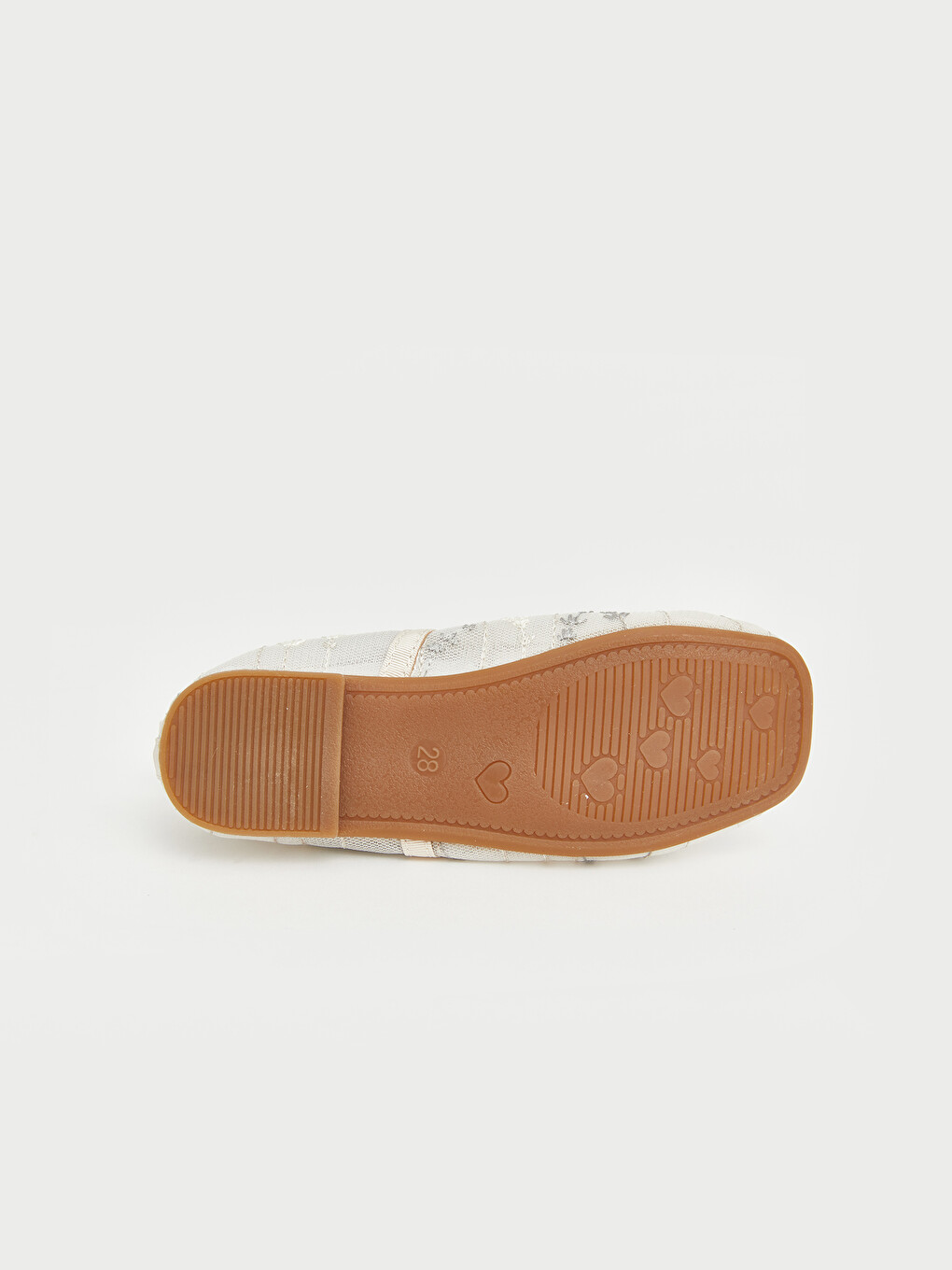 Floral Mesh Girls' Ballet Flats-3