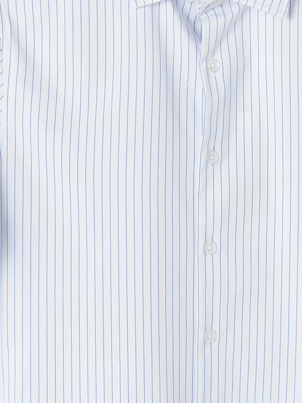 Mavi Slim Fit Çizgili Erkek Gömlek-6