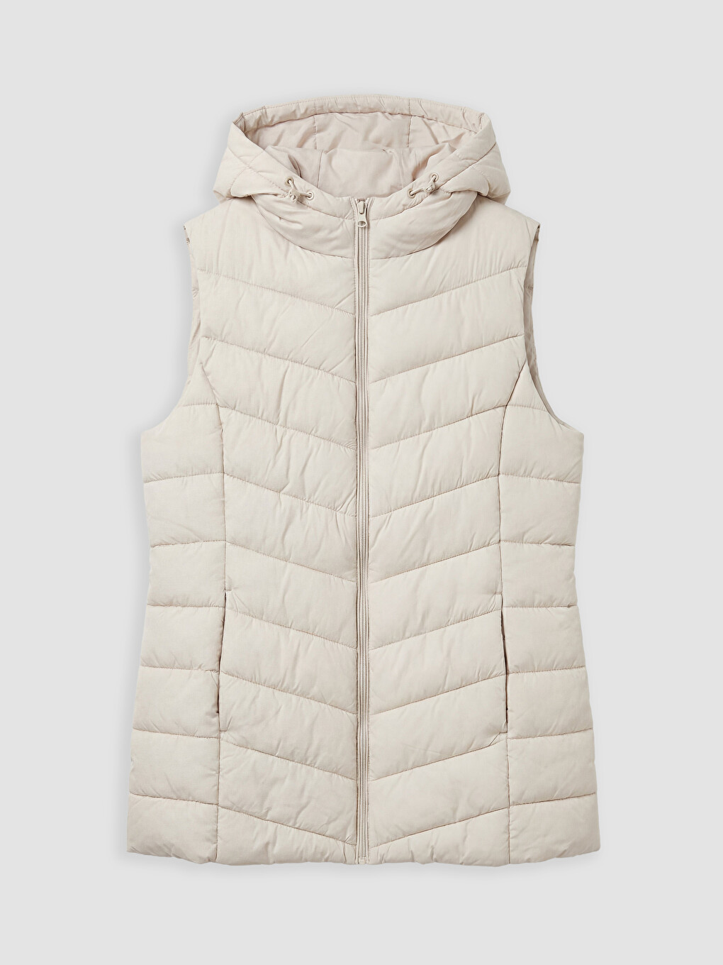 Hooded Women's Puffer Gilet-5