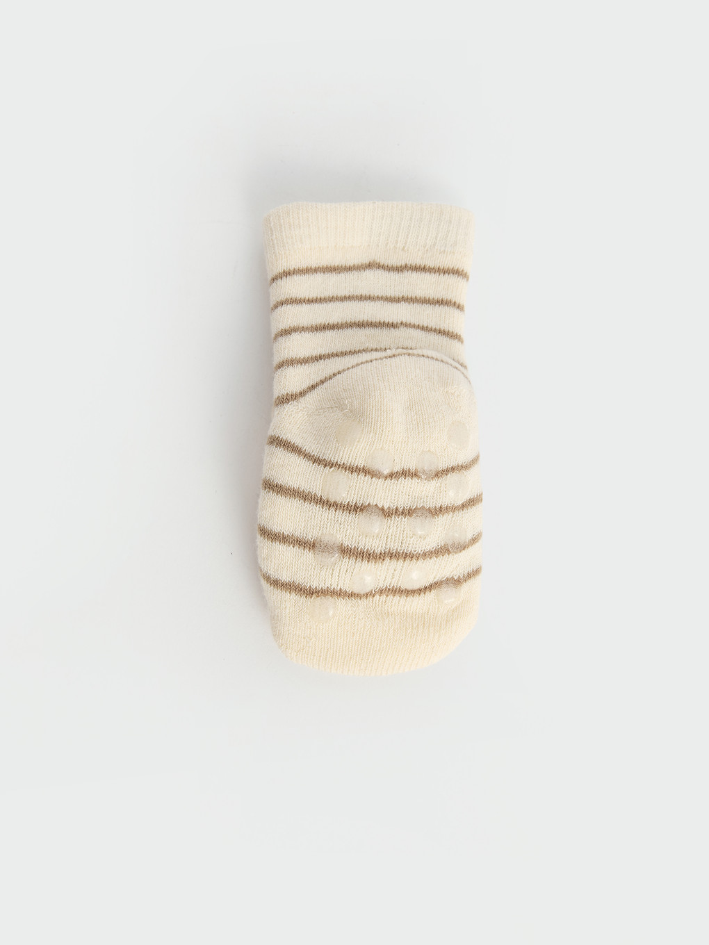 Striped Animal Figured Baby Boys' Ankle Socks-2