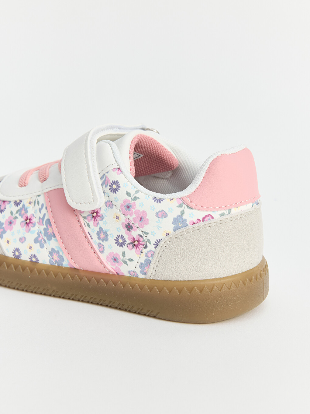 Flower Patterned Girls' Sneakers-1
