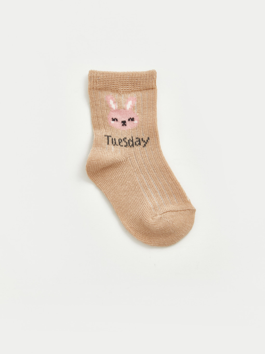 7 Pack Animal Figured Printed Baby Girls' Ankle Socks-2