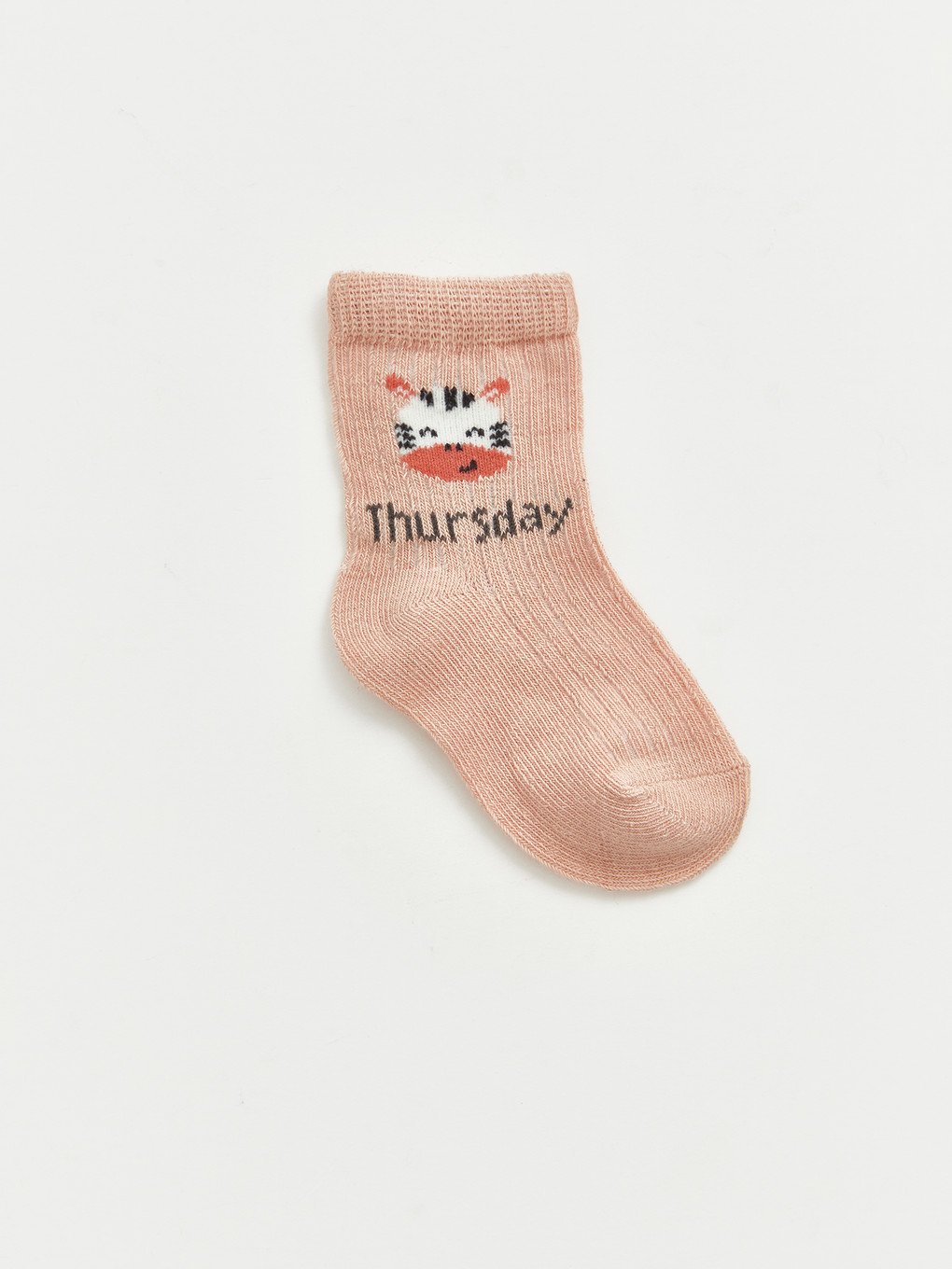 7 Pack Animal Figured Printed Baby Girls' Ankle Socks-4
