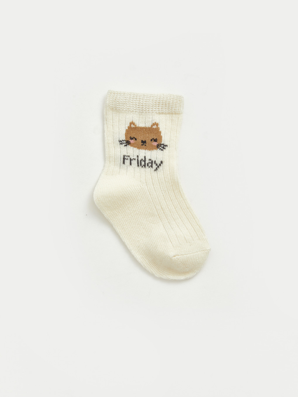 7 Pack Animal Figured Printed Baby Girls' Ankle Socks-5