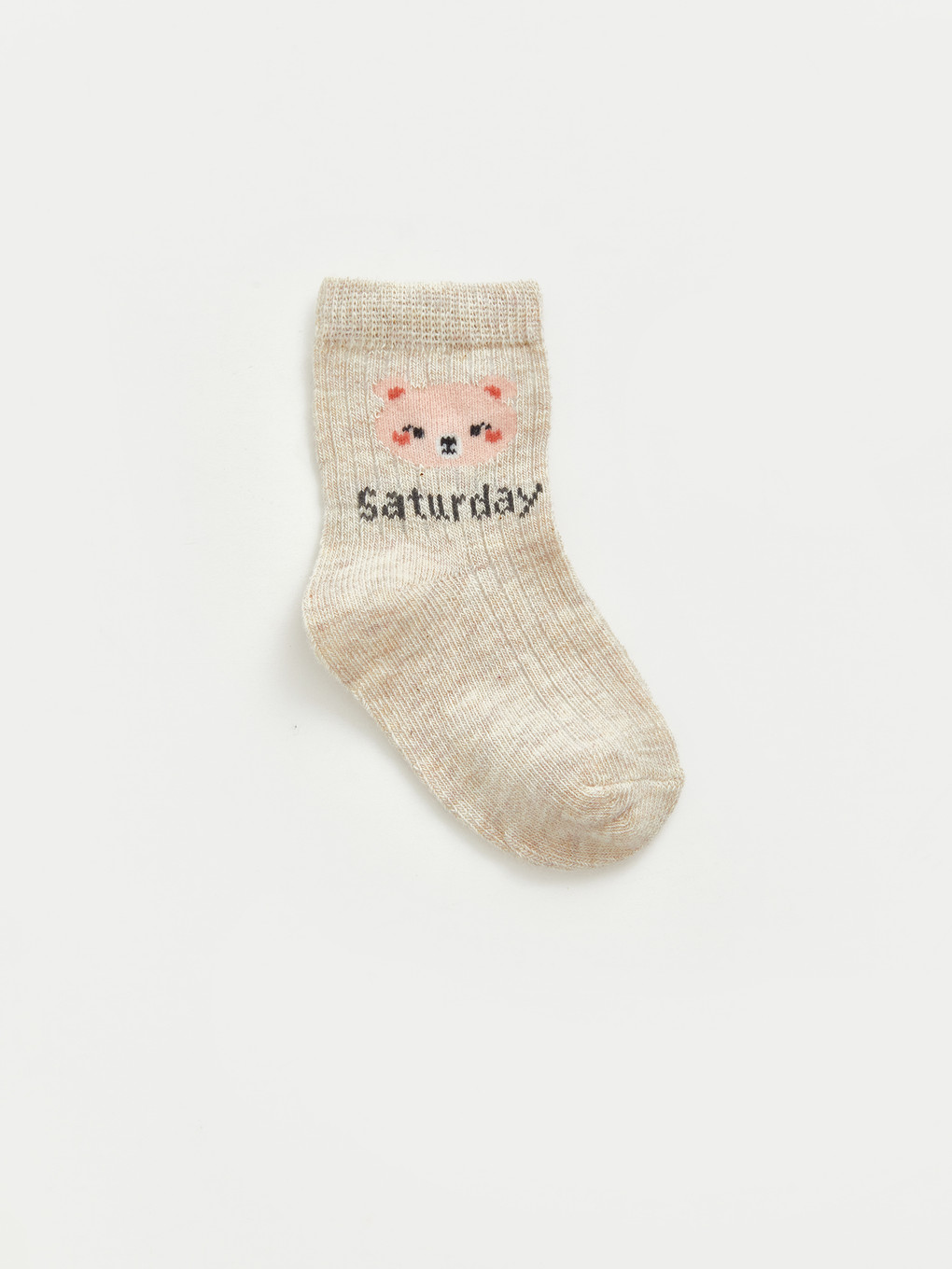 7 Pack Animal Figured Printed Baby Girls' Ankle Socks-6