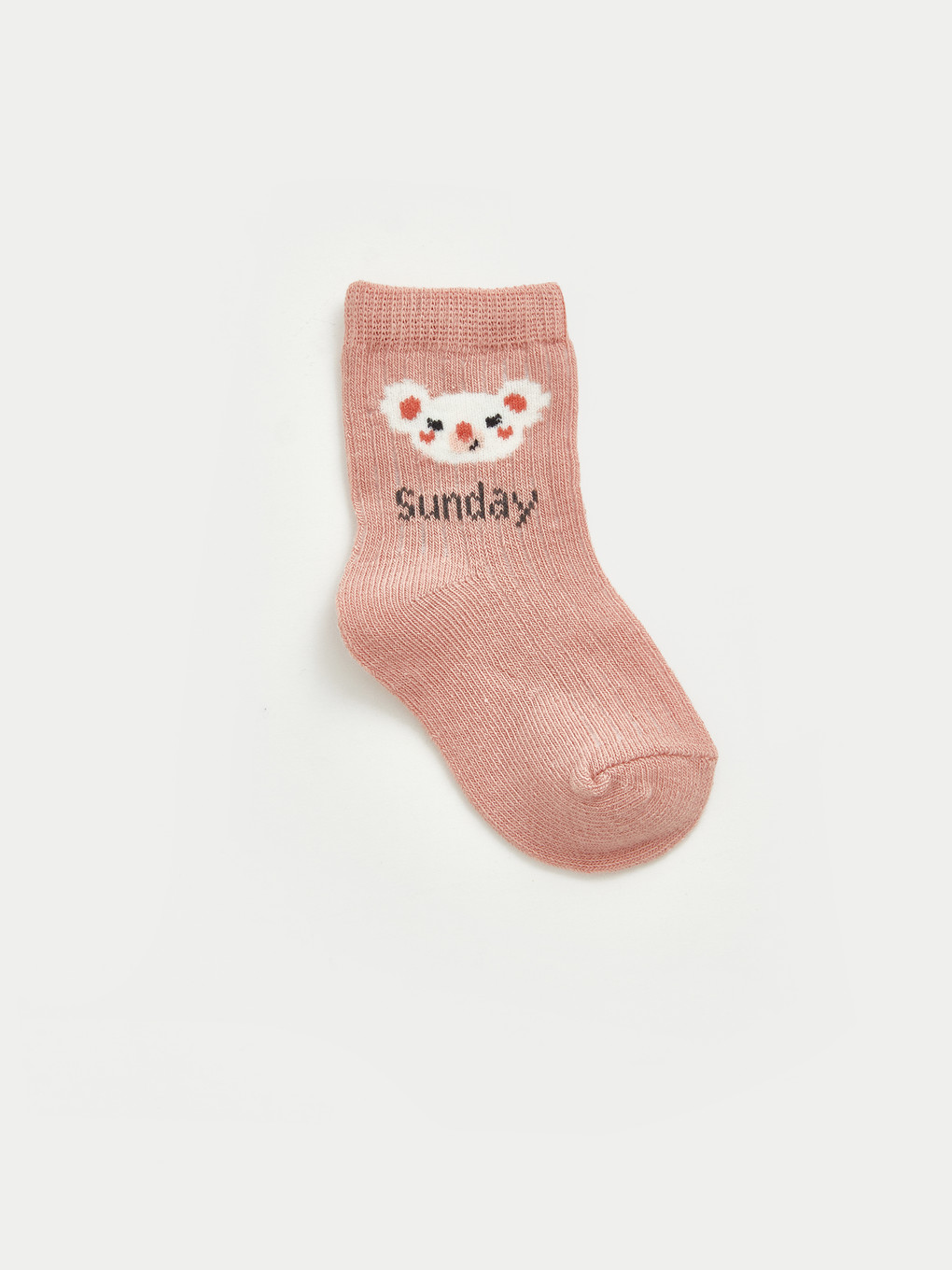 7 Pack Animal Figured Printed Baby Girls' Ankle Socks-7