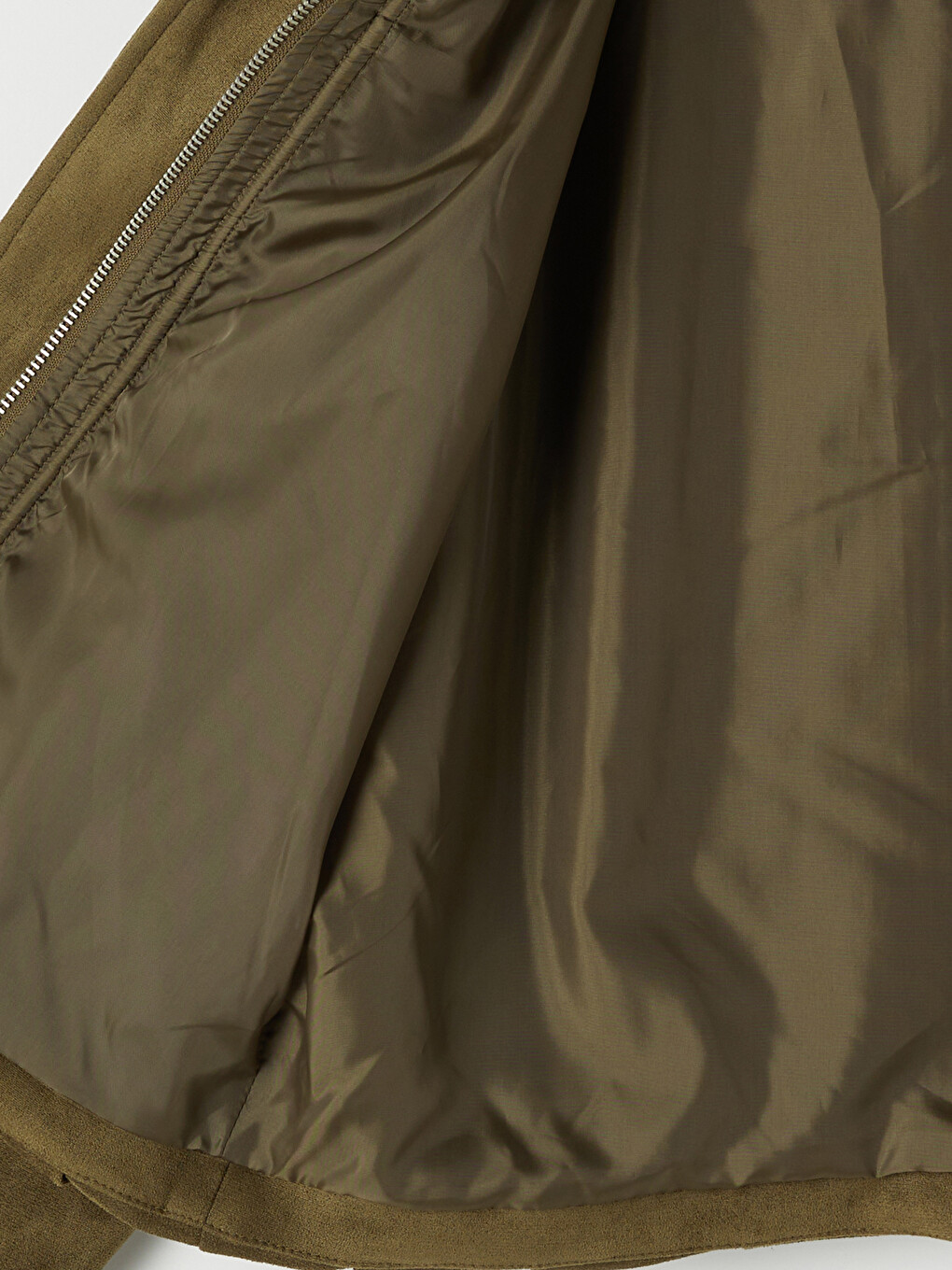 Suede Look Girls' Coat-3