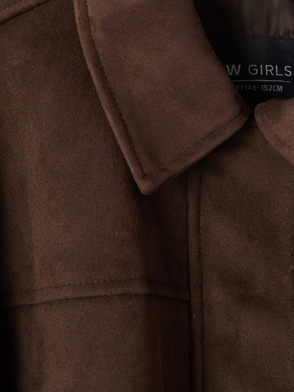 Suede-looking Girls' Jacket-2