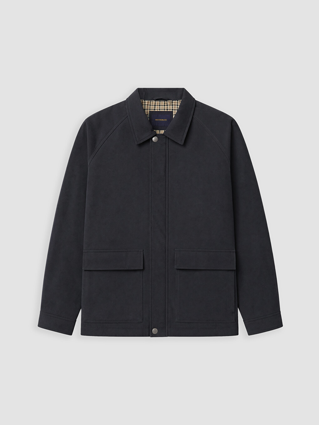 Regular Fit Shirt Collar Men's Jacket-5